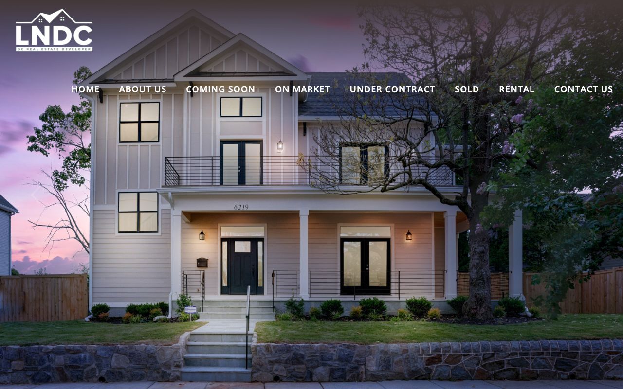 LNDC website, built by SoloFresh